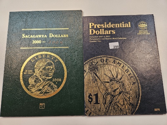 Two Filled Presidential Dollar Albums