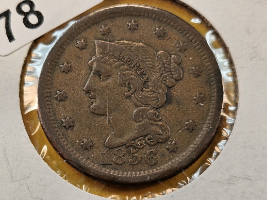 1856 Braided Hair Large Cent