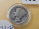 ** KEY DATE ** 1921-D Mercury Silver Dime
