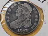 1827 Bust Silver Half Dollar