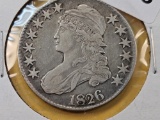 1826 Bust Silver Half Dollar
