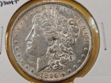 Variety! 1896 Morgan Silver Dollar with 