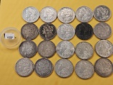 ** FULL ROLL ** Twenty Morgan Silver Dollars