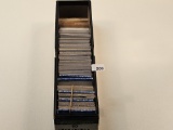 Single-Row Stock box full of mixed World Coins