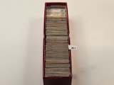 Single-Row Stock box full of mixed World Coins