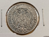 1910-A German Twenty-five Pfennig
