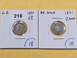 Two Silver World Coins