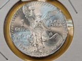 GEM Brilliant Uncirculated 1983 Mexico Silver Onza