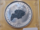 GEM Brilliant Uncirculated 1998 Canadian Silver Five Dollars