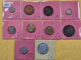 Ten Mixed World Coins