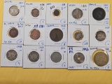 Fifteen Mixed World Coins