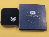 1976 Bicentennial Silver 3-coin Proof Set and 2006 GEM Proof Commemorative Silver Dollar
