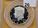 PERFECT! PCGS 2014-S Kennedy Silver Half Dollar in Mint State 70 Proof-like Enhanced Finish