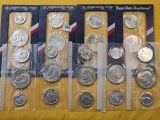 Nine US Mint Bicentennial Silver Uncirculated 3-Coin Sets
