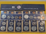 Ten Mixed US Mint Silver Special Mint Sets