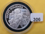 GEM Proof One Troy Ounce .999 Fine Silver Art Round