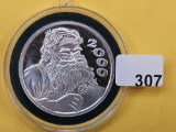 GEM Proof One Troy Ounce .999 Fine Silver Art Round