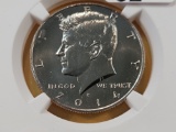 NGC 2014 Kennedy Half Dollar in SP-67