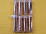 Eight Brilliant Uncirculated 2009 Lincoln Cent Rolls