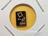 GOLD! Valcambi One Gram .999 fine Gold Bar