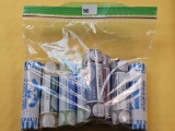 Eight Brilliant Uncirculated Bank-wrapped Rolls of Jefferson Nickels