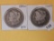 Two Better date Morgan silver Dollars