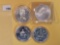Four more silver World coins