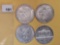Four more silver World coins