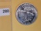 One Troy ounce .999 fine silver Proof art round