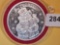 One Troy ounce .999 fine silver Proof art round