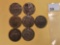 Seven mixed Two-Cent pieces