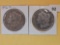 Two Better date Morgan silver Dollars