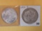 Two Better date Morgan silver Dollars
