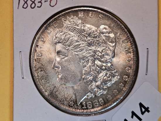 Choice Brilliant Uncirculated 1883-O Morgan Dollar