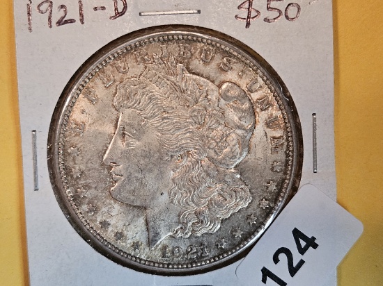 Better 1921-D Morgan dollar