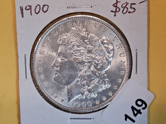 Choice Brilliant Uncirculated 1900 Morgan Dollar