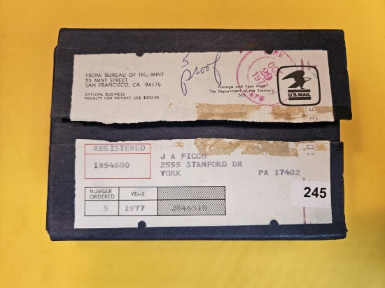 Five 1977 US Proof Sets