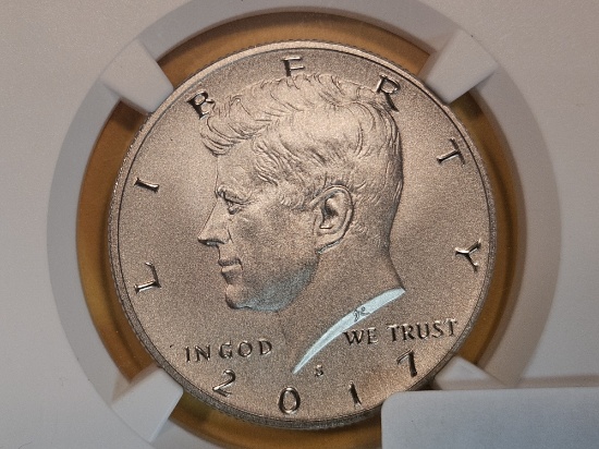 PERFECT! NGC 2017-S Kennedy Half Dollar in Specimen 70 Enhanced Finish