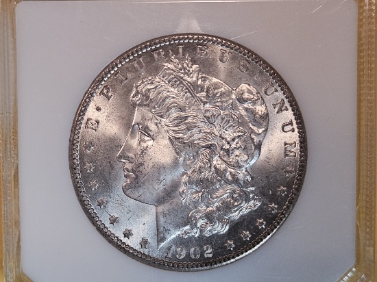 PCI 1902-O Morgan Dollar in Mint State 64