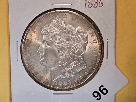 Brilliant Uncirculated PLus 1886 Morgan Dollar
