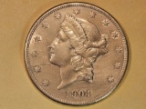 GOLD! Choice brilliant Uncirculated - details 1904-S Liberty Head Gold Twenty Dollars