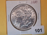 Brilliant Uncirculated Plus 1889 Morgan Dollar