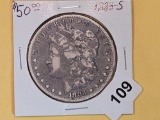 Better Date 1883-S Morgan Silver Dollar