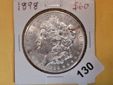 Brilliant Uncirculated Plus 1898 Morgan Dollar