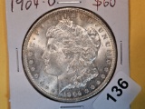 Choice Brilliant Uncirculated Plus 1904-O Morgan Dollar