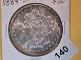 Brilliant Uncirculated Plus 1884-O Morgan Dollar