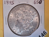 Brilliant Uncirculated Plus 1885 Morgan Dollar
