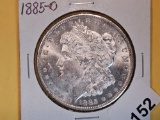 Brilliant Uncirculated Plus 1885-O Morgan Dollar
