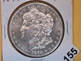 Choice Brilliant Uncirculated Plus 1878-S Morgan Dollar