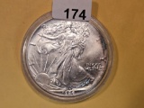 KEY DATE! GEM Brilliant Uncirculated 1986 American Silver Eagle